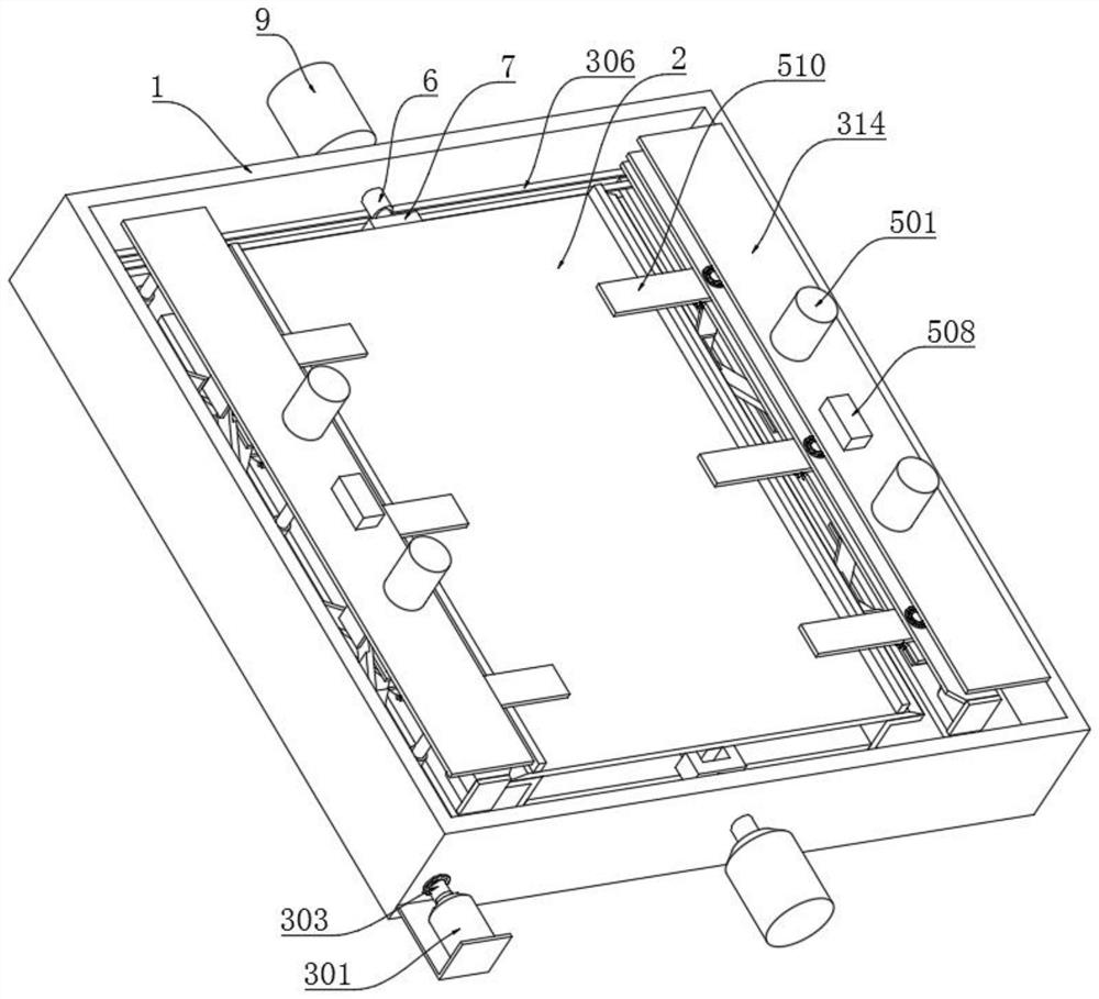 Turnover device for laminated slab production