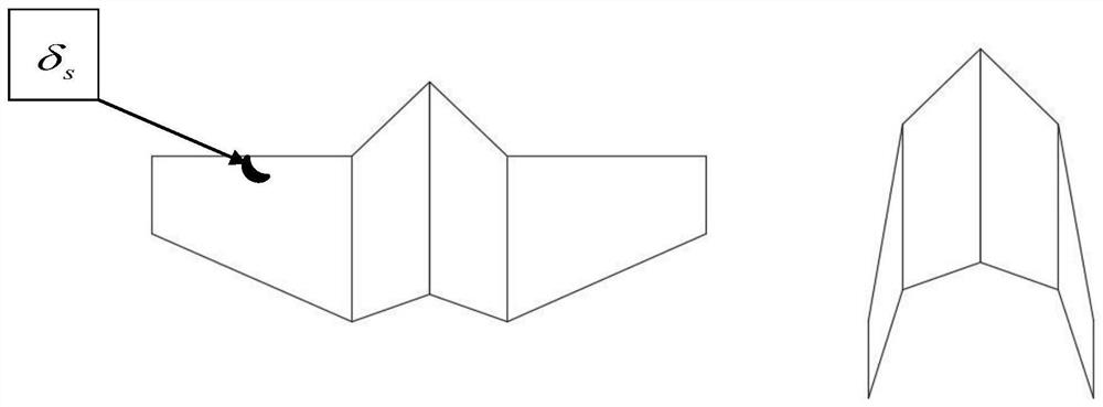 A rotatable bionic horizontal tail with variable area