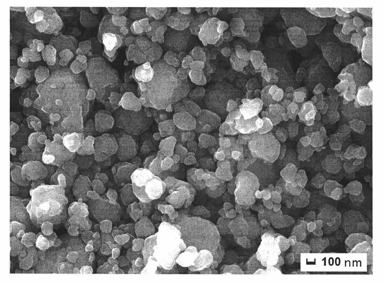 Face-centred cubic structure Ti3Si nano particles and preparation method thereof