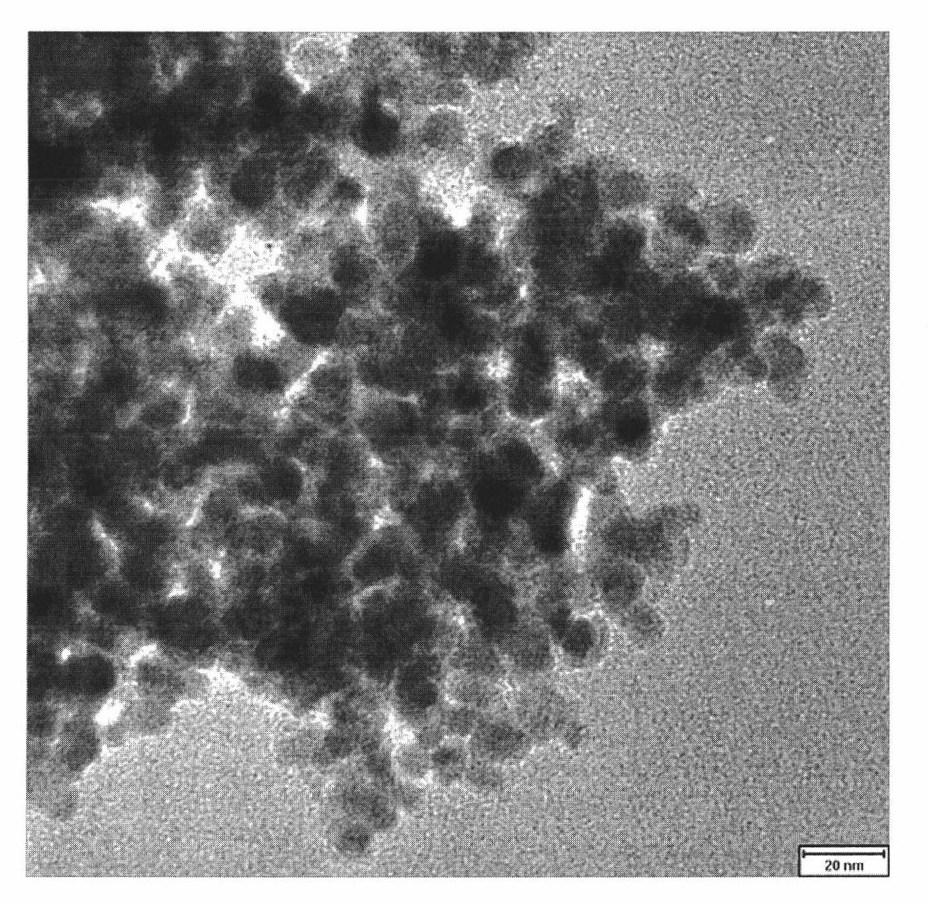 Face-centred cubic structure Ti3Si nano particles and preparation method thereof