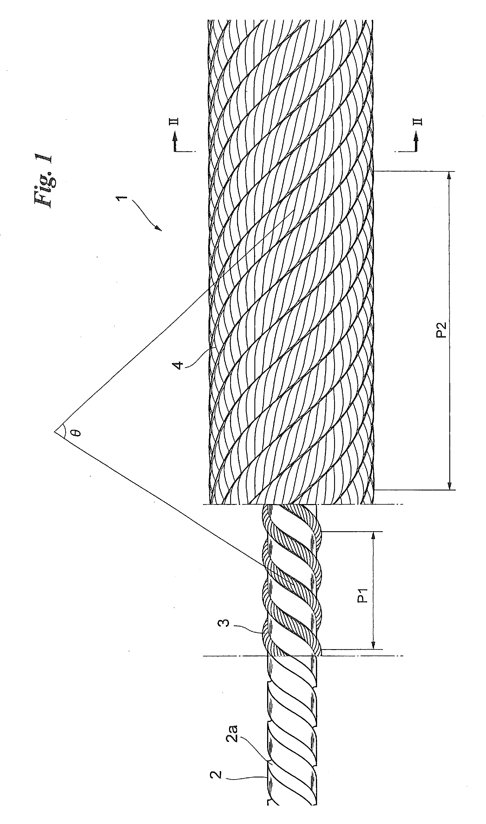 Hybrid core rope