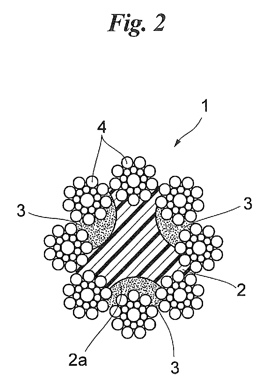 Hybrid core rope