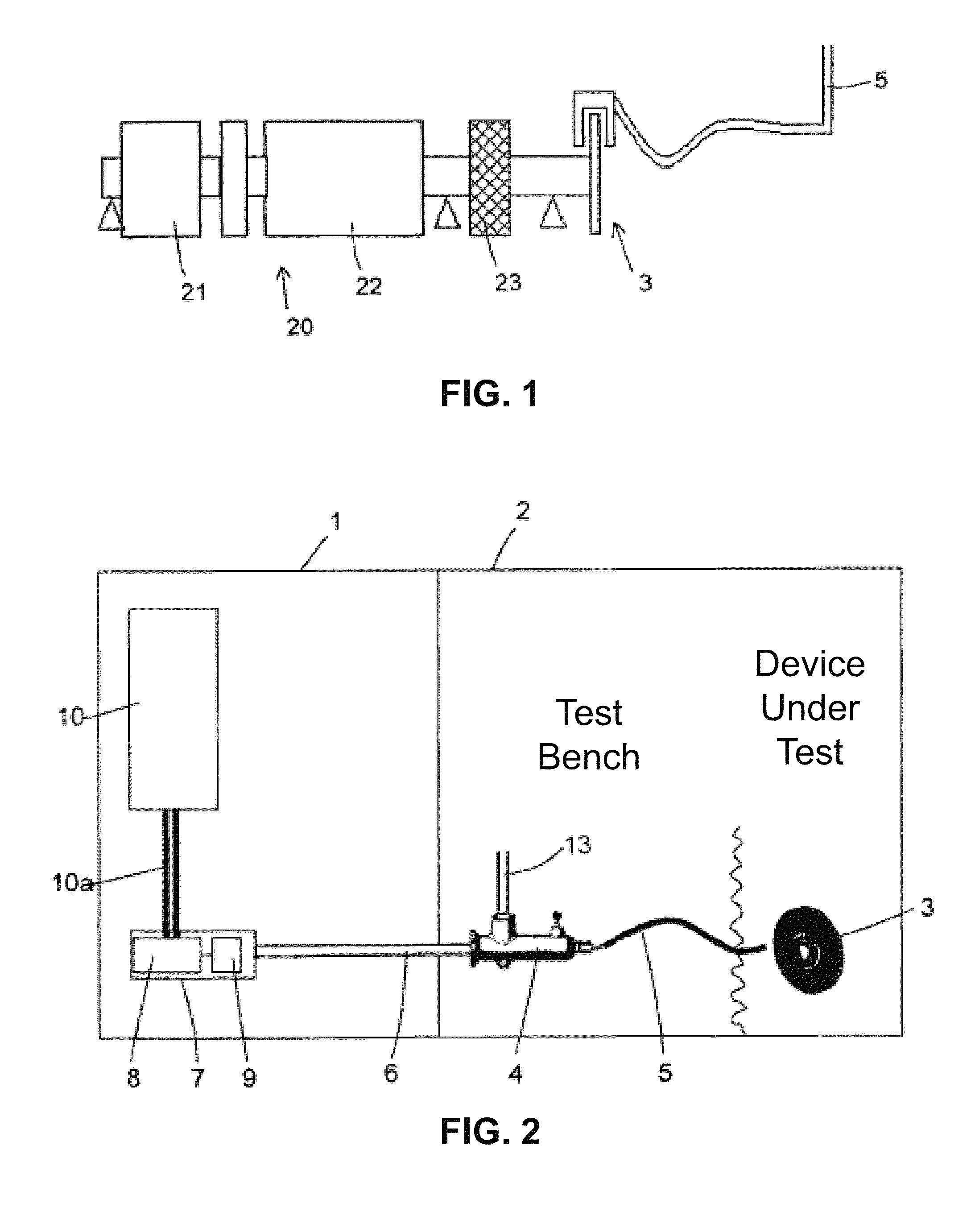 Brake test bench having an electrical brake actuator and method for same