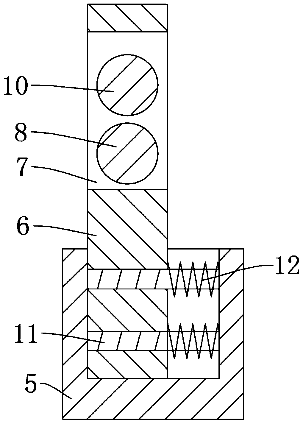 Anti-jumper wire take-up equipment for processing bare copper filaments