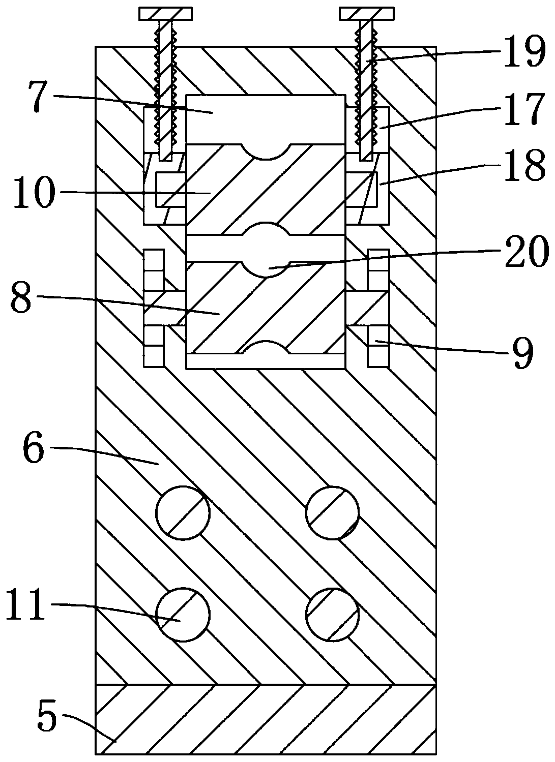 Anti-jumper wire take-up equipment for processing bare copper filaments