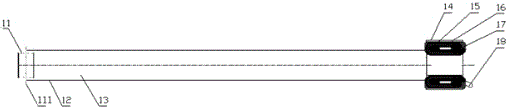 Automatic winding and unwinding device of aircraft ground air conditioning air supply hose and control method thereof