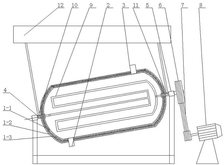 Reaction kettle with uniform heating effect