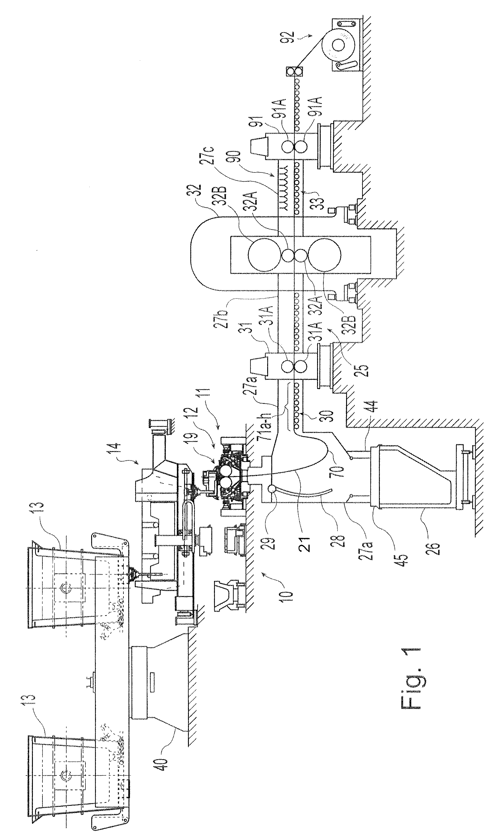 Apparatus for continuous strip casting