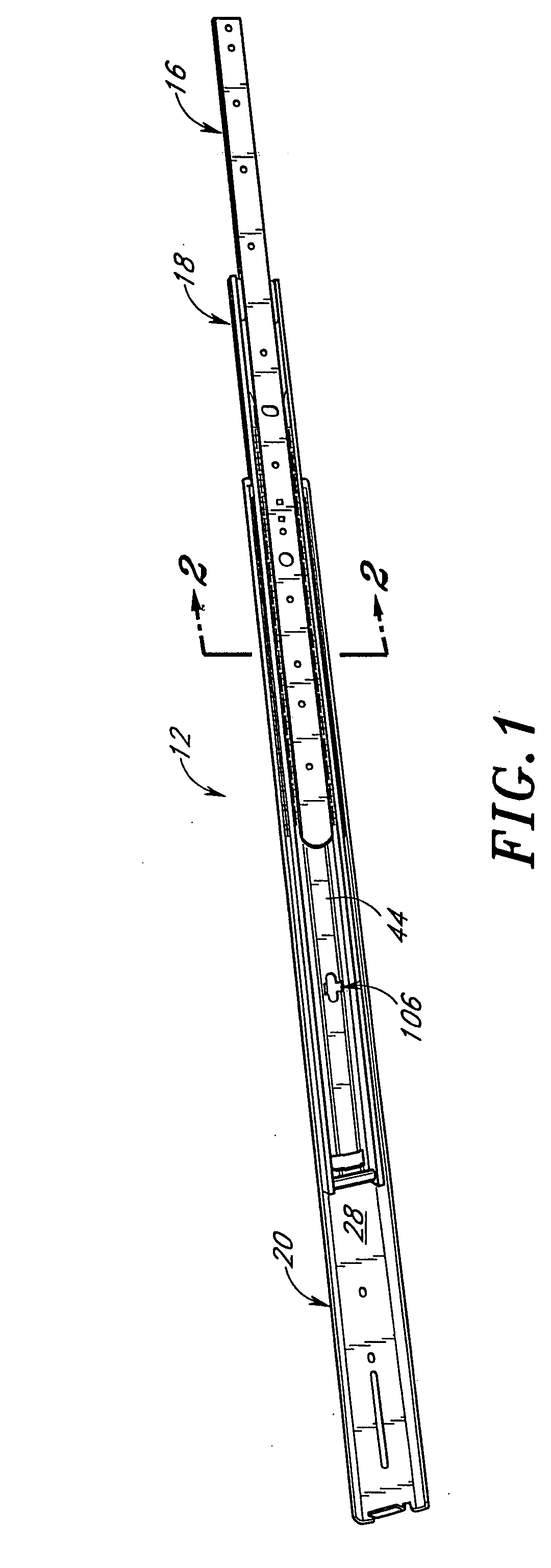 Controller for a quick disconnect slide assembly