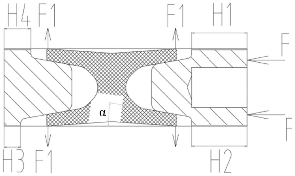 Bidirectional wedge-shaped sealing structure and low-temperature fixed ball valve with the same