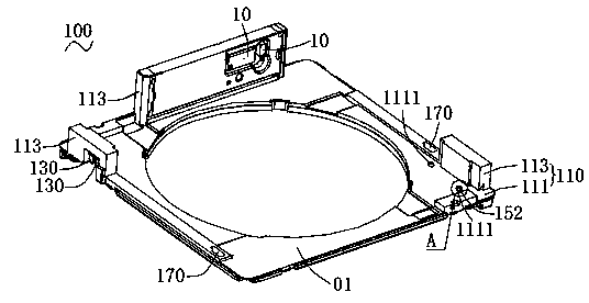 Camera module motor carrier, detection device and method thereof, and motor