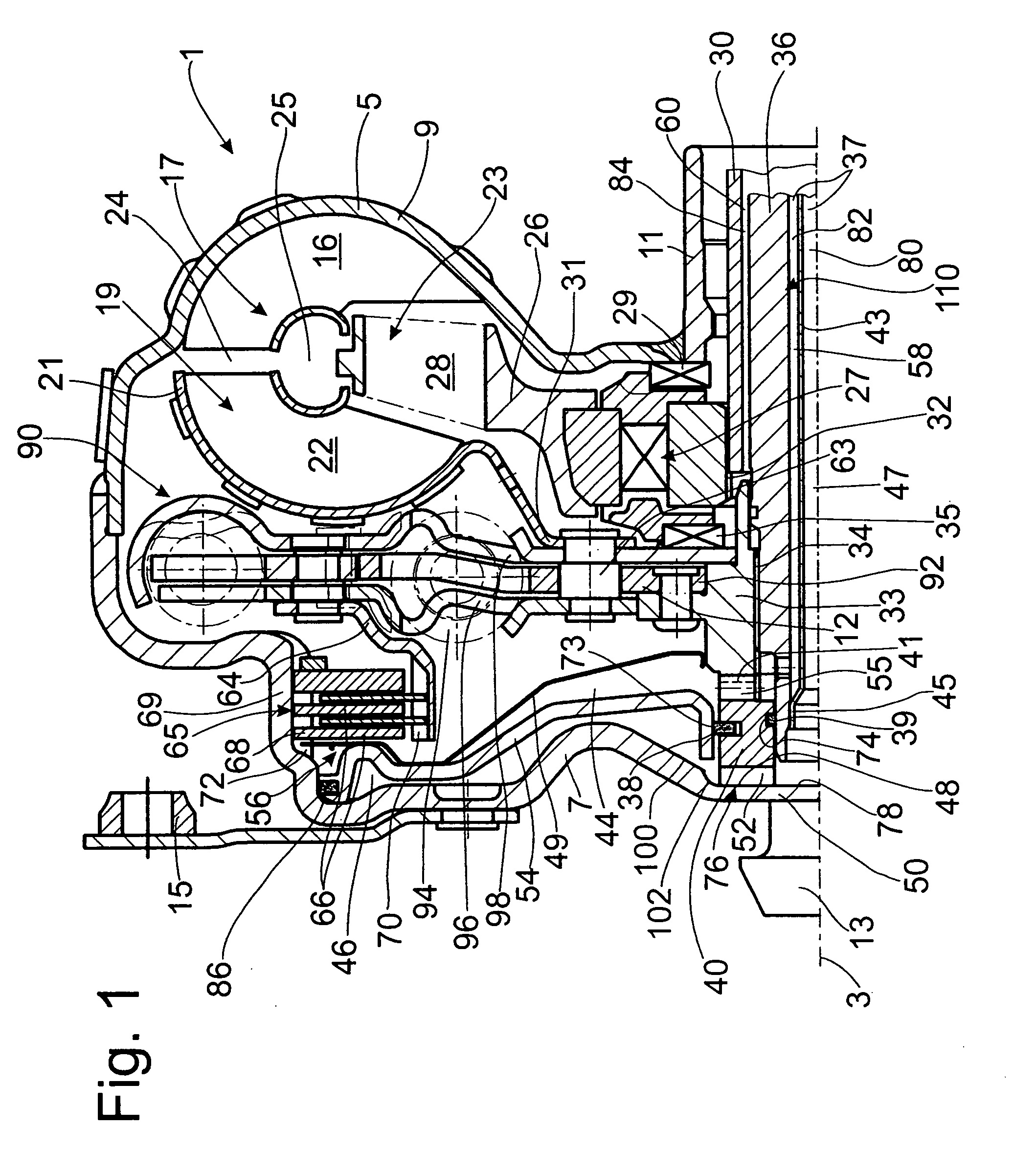 Hydrodynamic clutch device