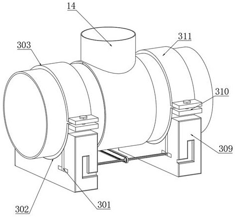 Pipe butt joint connection device for construction site