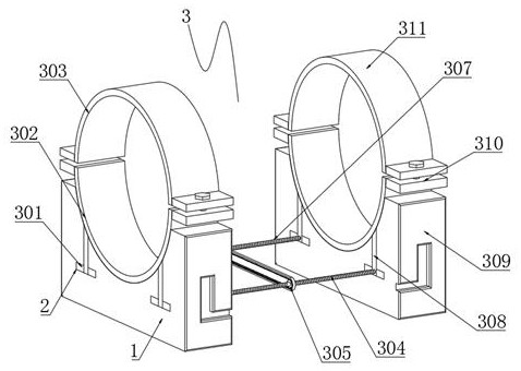 Pipe butt joint connection device for construction site