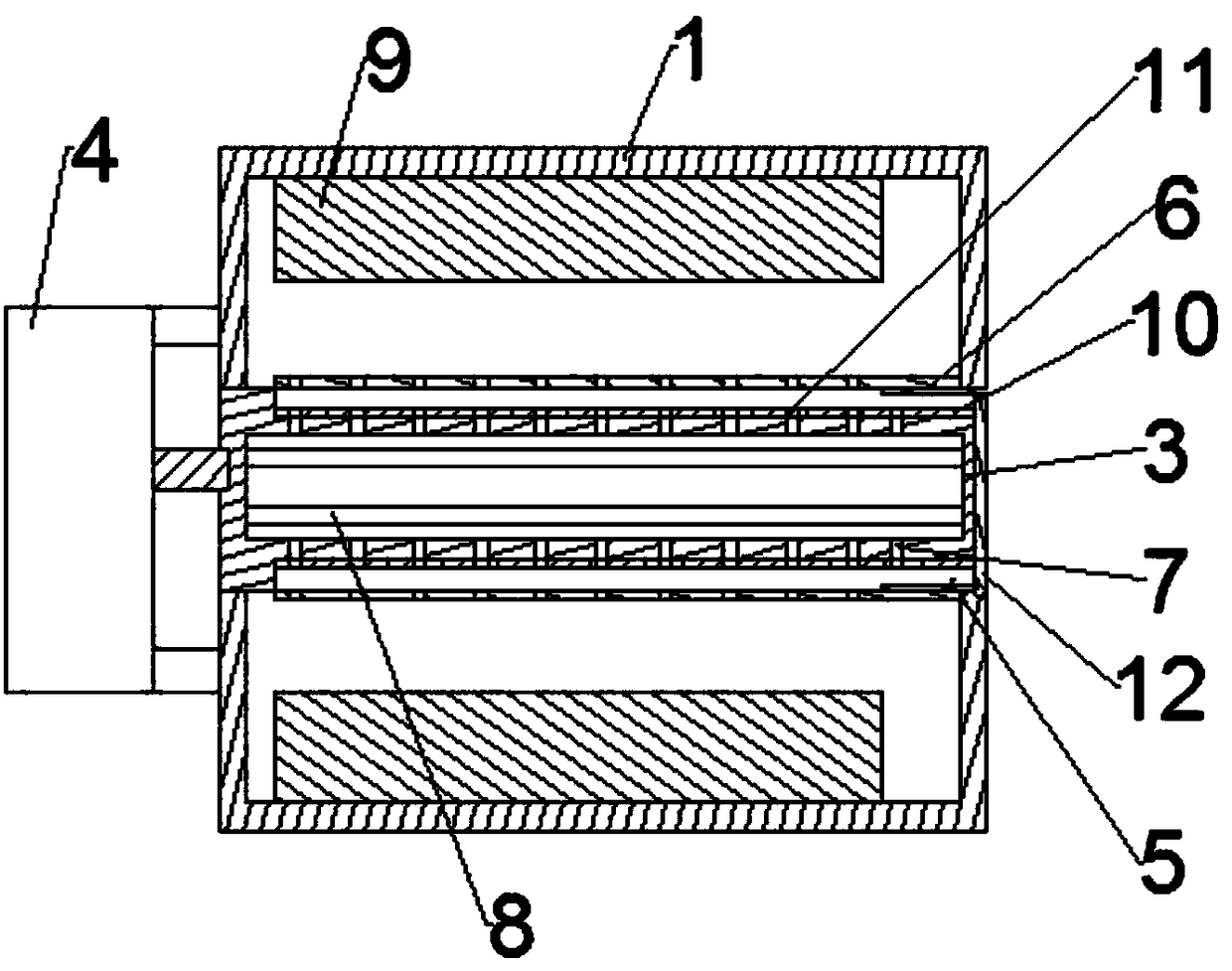 Jerky stoving device