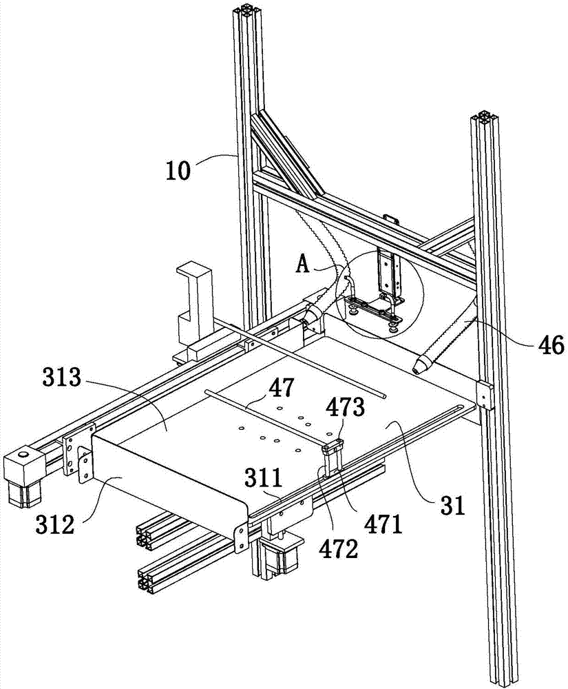 Full-automatic plastic bag labeller