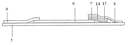 Glibenclamide, gliclazide and glipizide triple test card and test method thereof