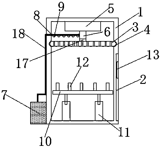 UV (ultraviolet) ink curing device