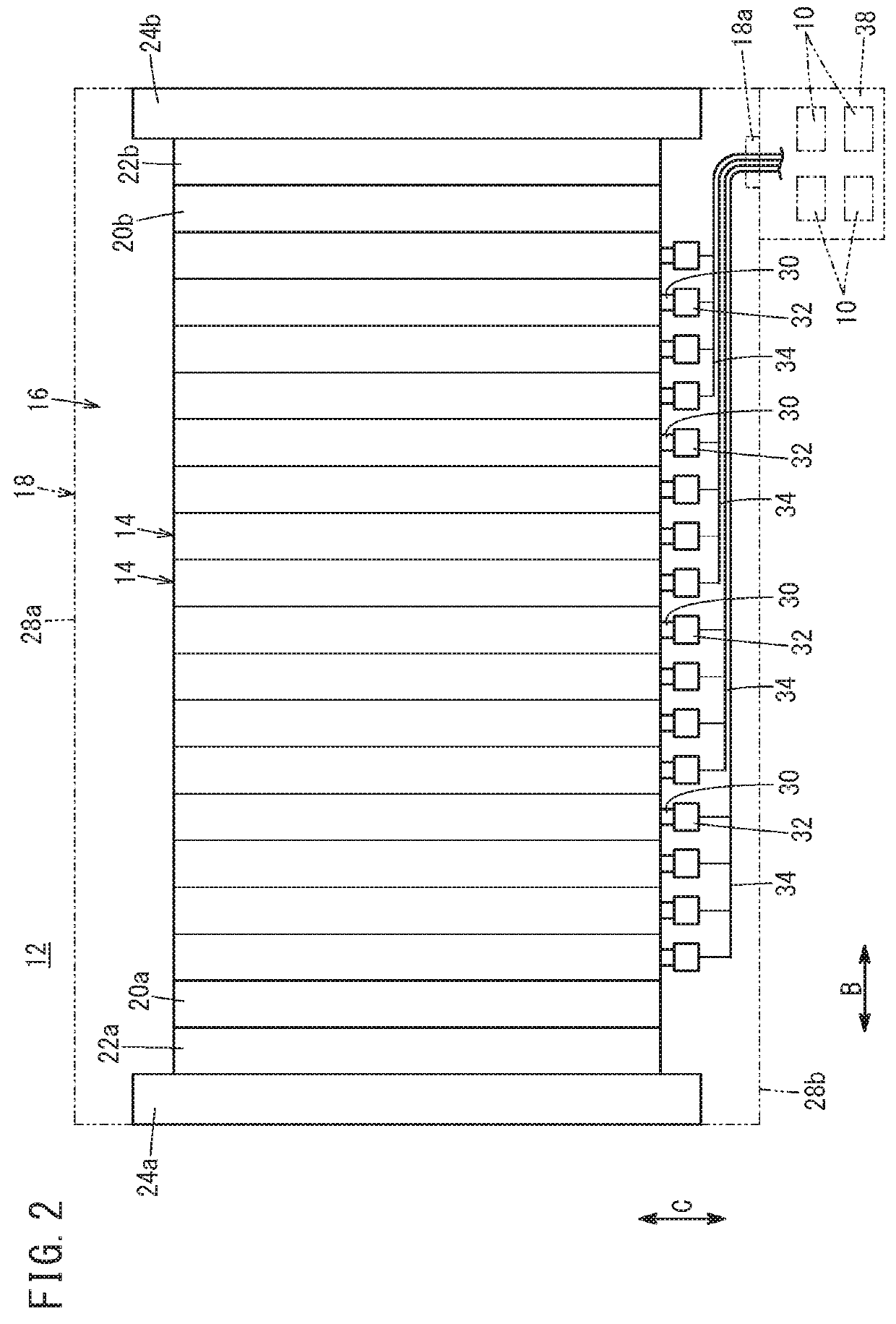 Cable fixing structure