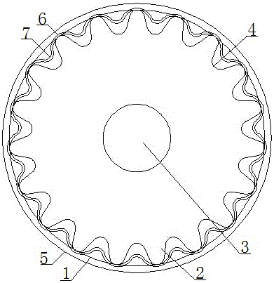 Stable speed reducer gear