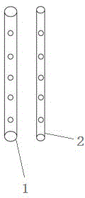 Fruit tree branch distance fixing and keeping method