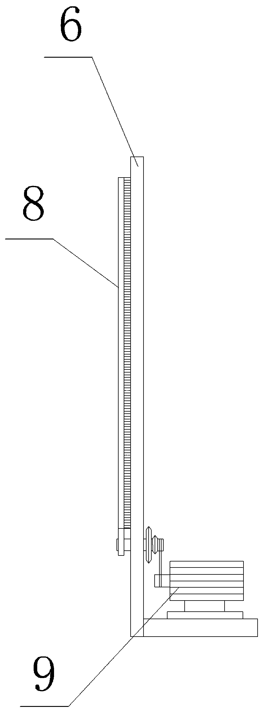 High-efficiency beef cattle slaughtering line