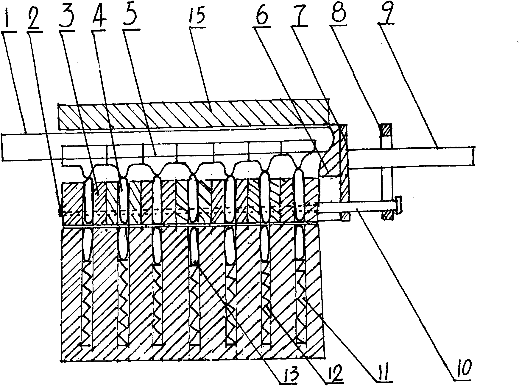 Lock key with changeable structure