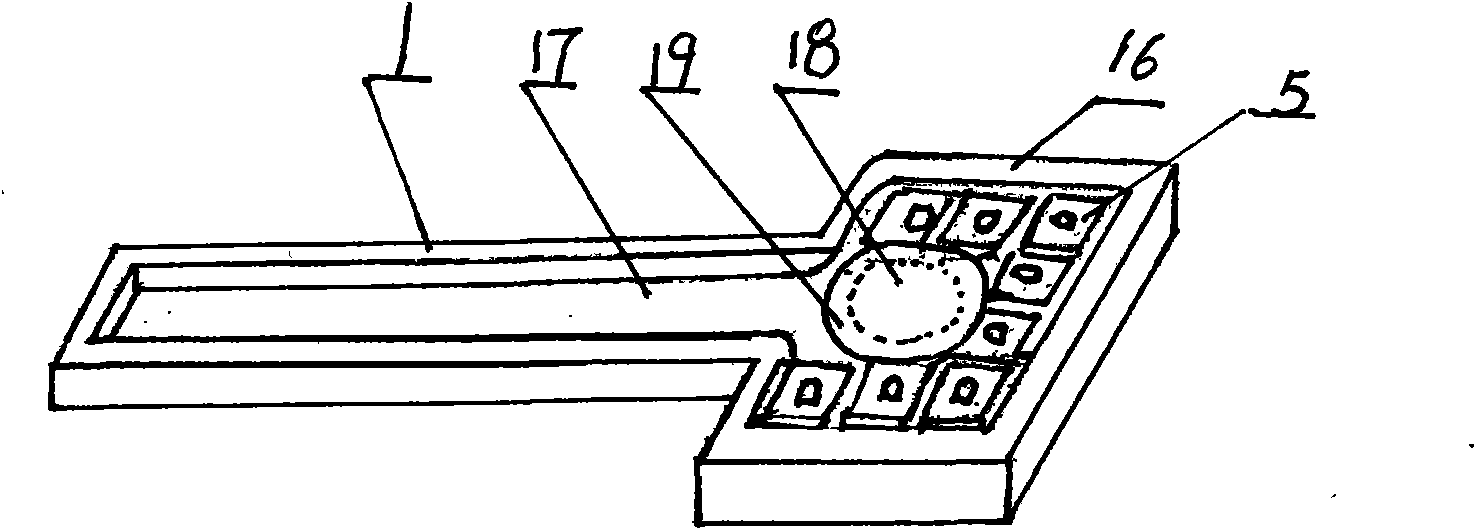 Lock key with changeable structure