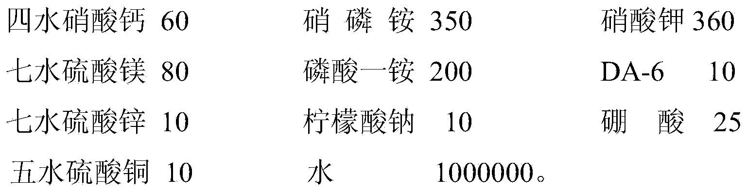 Rice hull based floatation seedling nursing matrix for flue-cured tobacco and supporting seedling nursing nutrient solution thereof