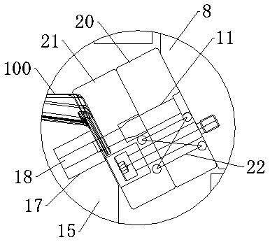 Oblique punching mechanism of stamping die