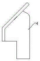 Hydraulic opening four-link type top cap device