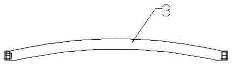 Hydraulic opening four-link type top cap device