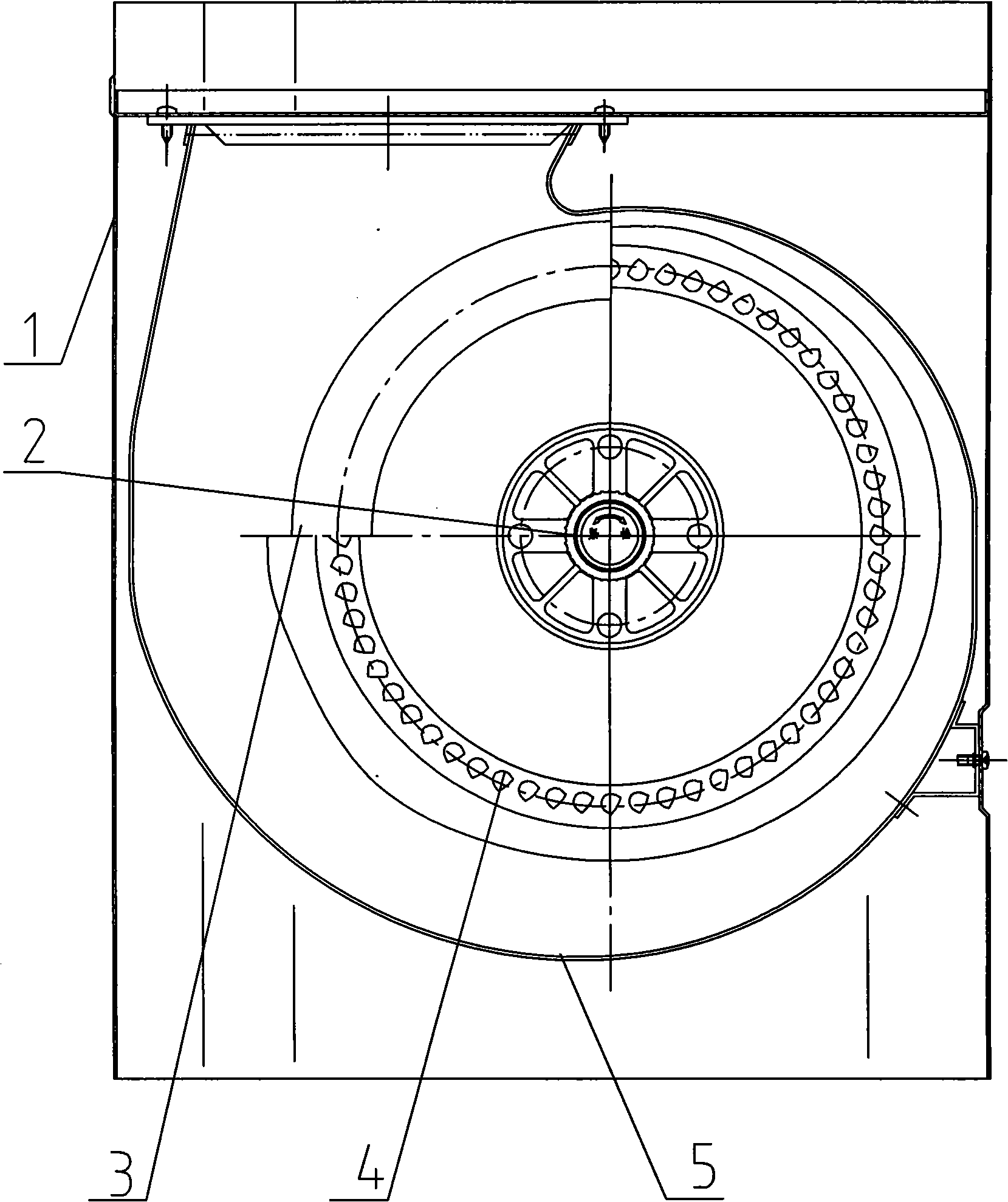 Two-sided uniform air intake blower fan system of fume exhauster