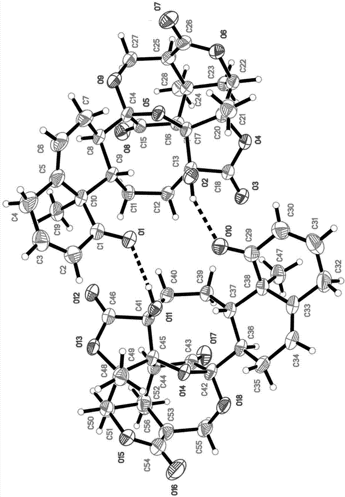 Physalin B crystal and extraction and preparation methods as well as application of physalin B crystal in preparing anti-inflammatory medicines