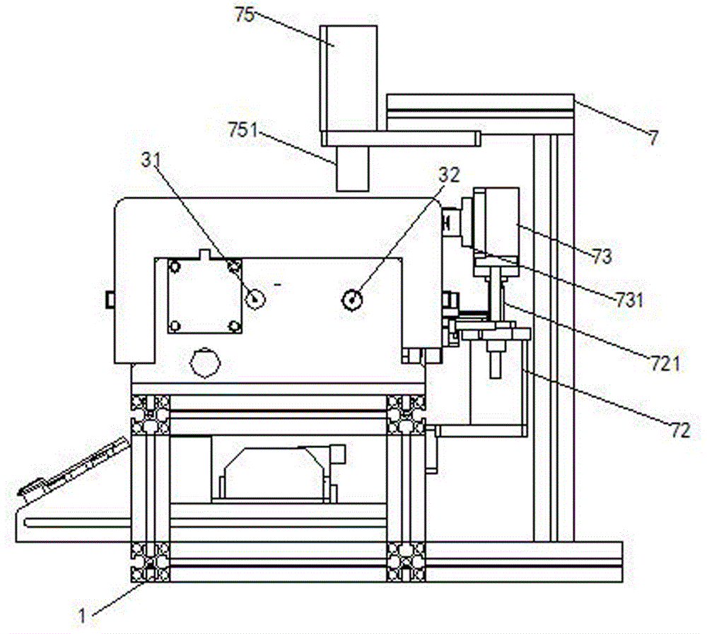 Automatic conveying production line applied to part spraying