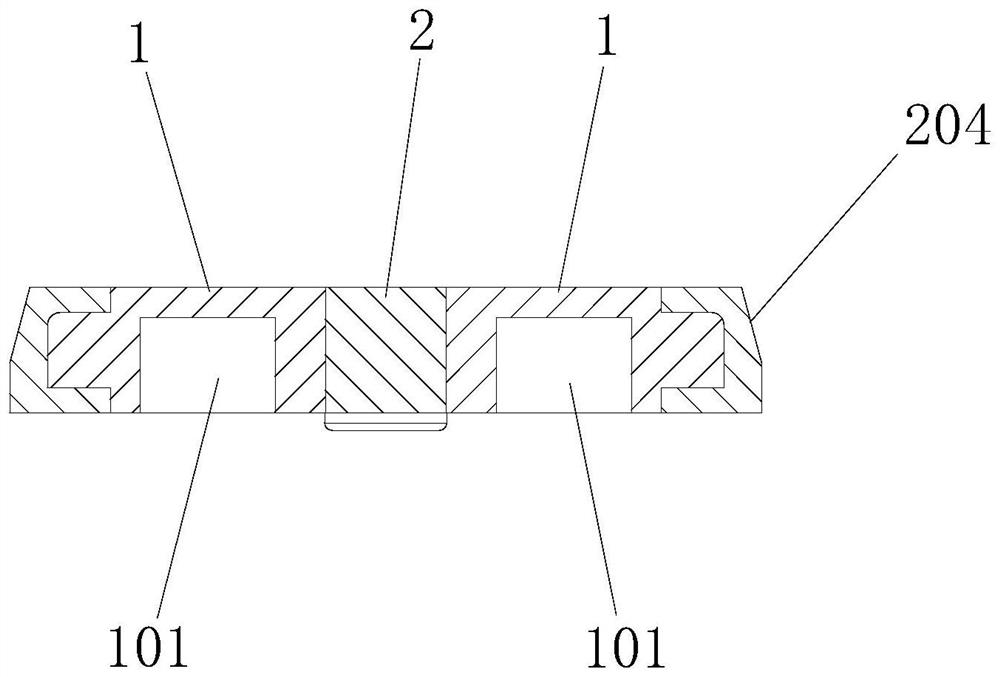 Composite gasket and combined cover for large volume parenteral package