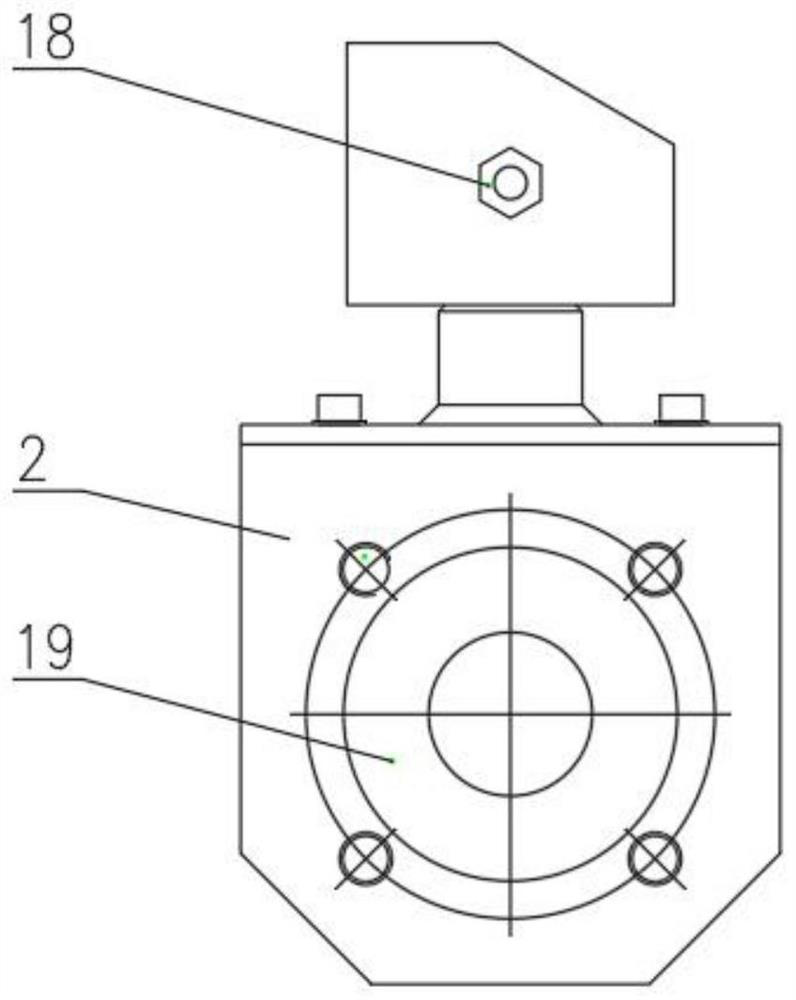 Integrated double-valve-port gas pipeline valve