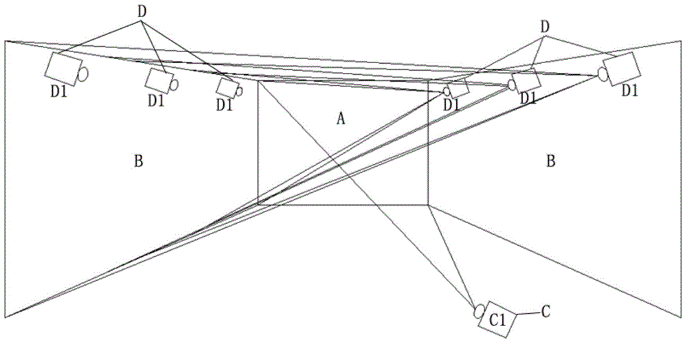 Polyhedral projection system