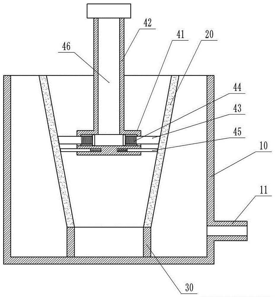 Filtering device for Baijiu production