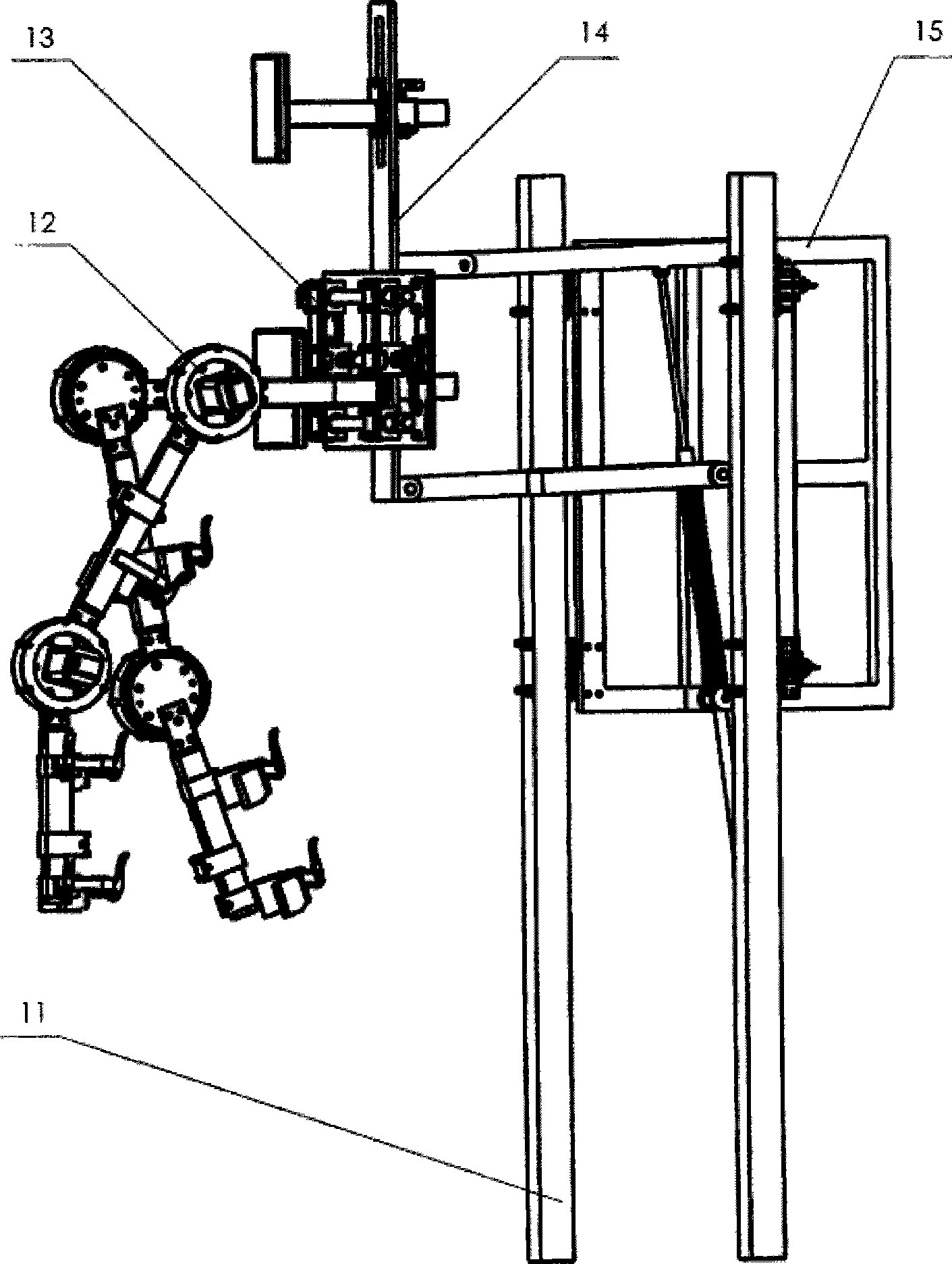 Unweighting walking rehabilitation training robot