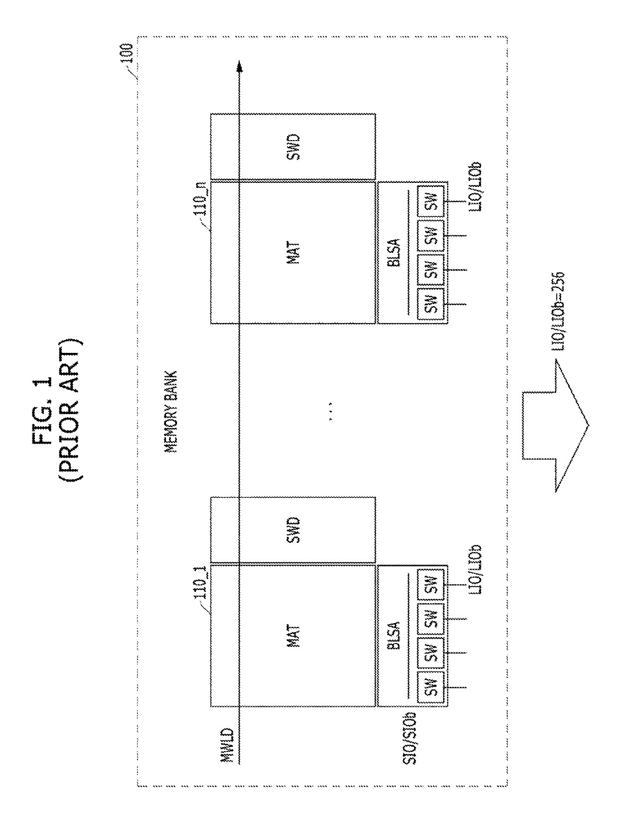 Semiconductor memory device, and signal line layout structure thereof