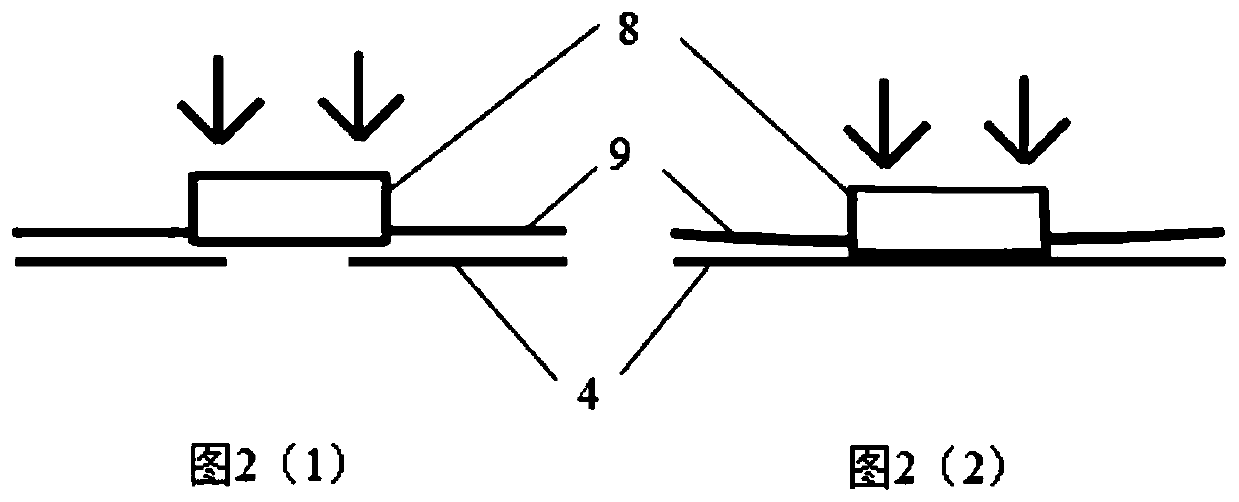 A packaging with modified remote control based on printed circuit