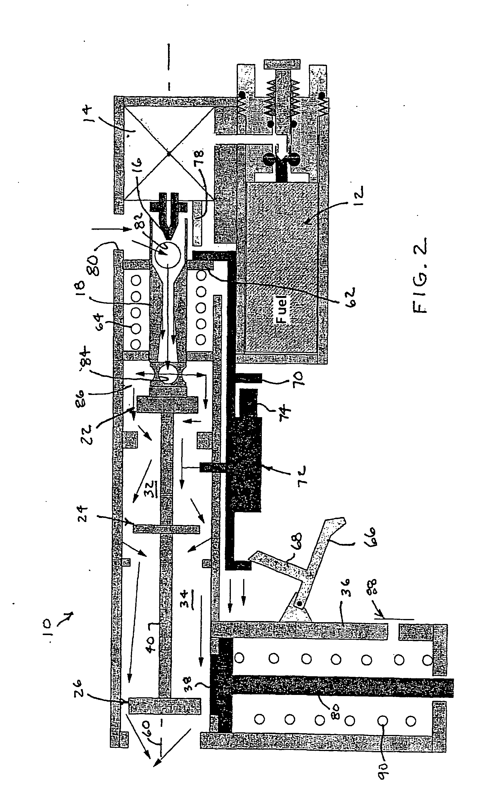 Gas-powered tool motor