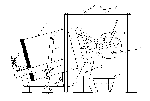 Technology for treating cold aluminous ash by utilization of tilting furnace