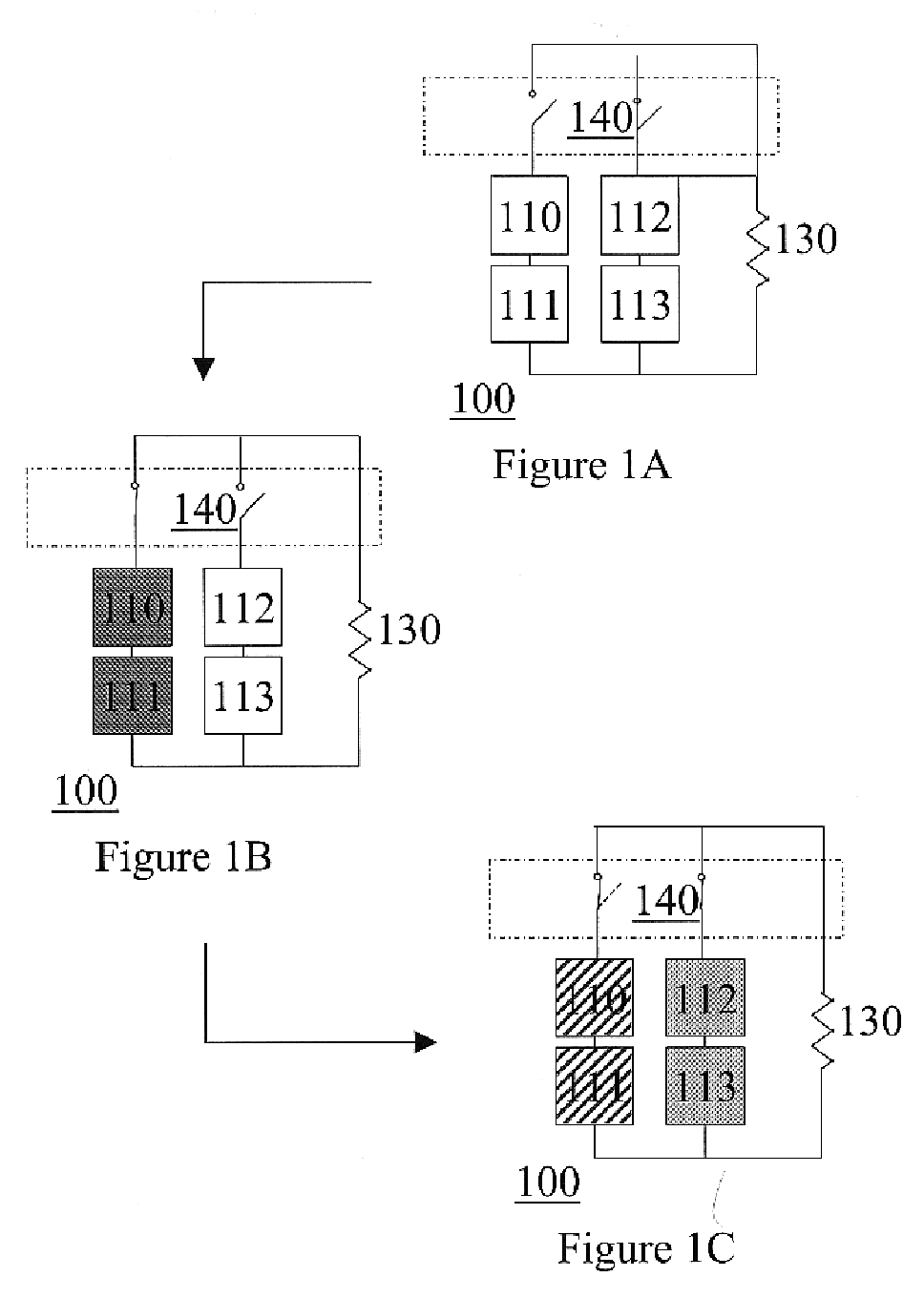 Selectively activated electrochemical cell system