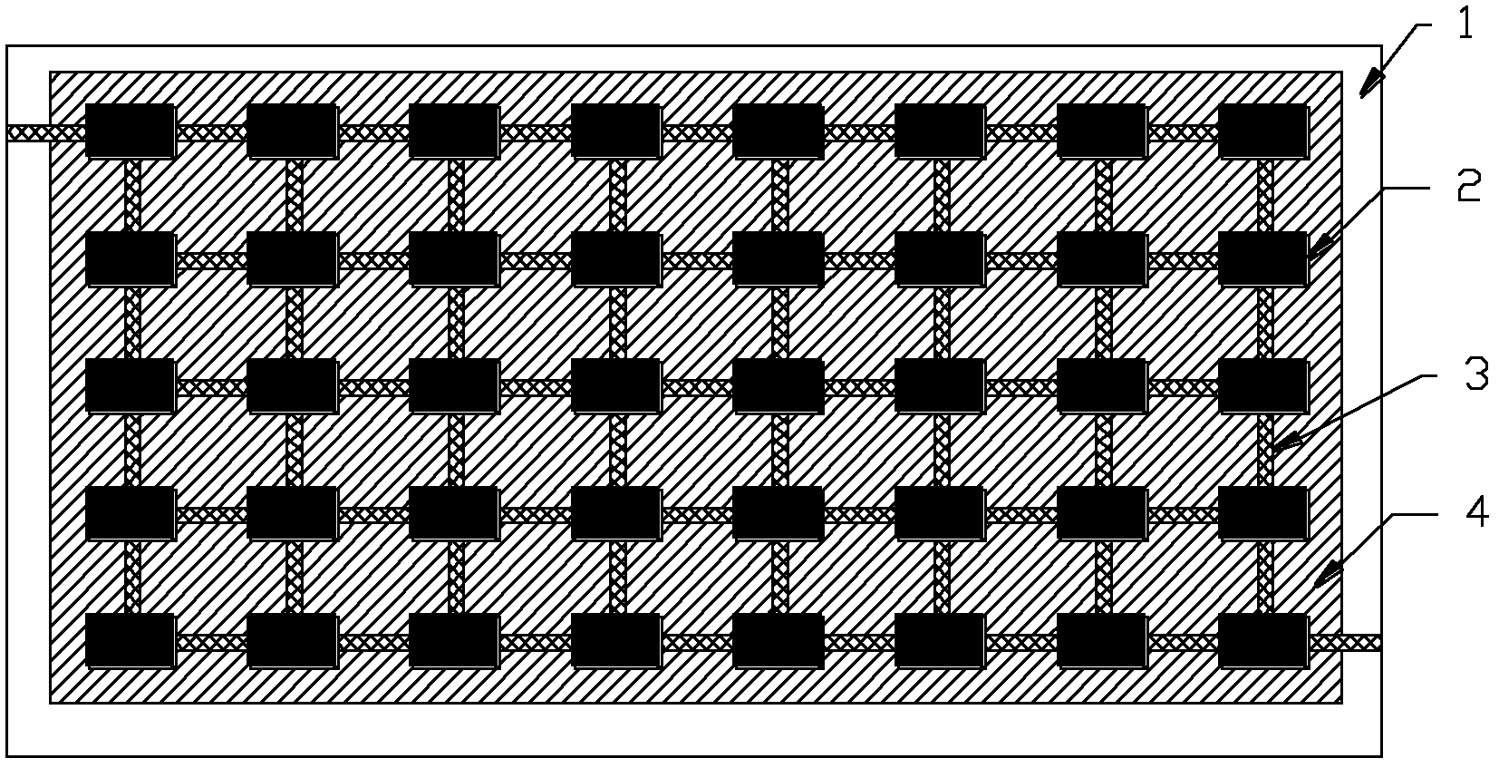 Flexible circuit substrate double-sided light-emitting LED array light source