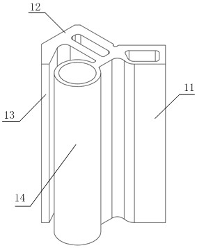 Novel showcase sealing structure