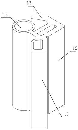 Novel showcase sealing structure