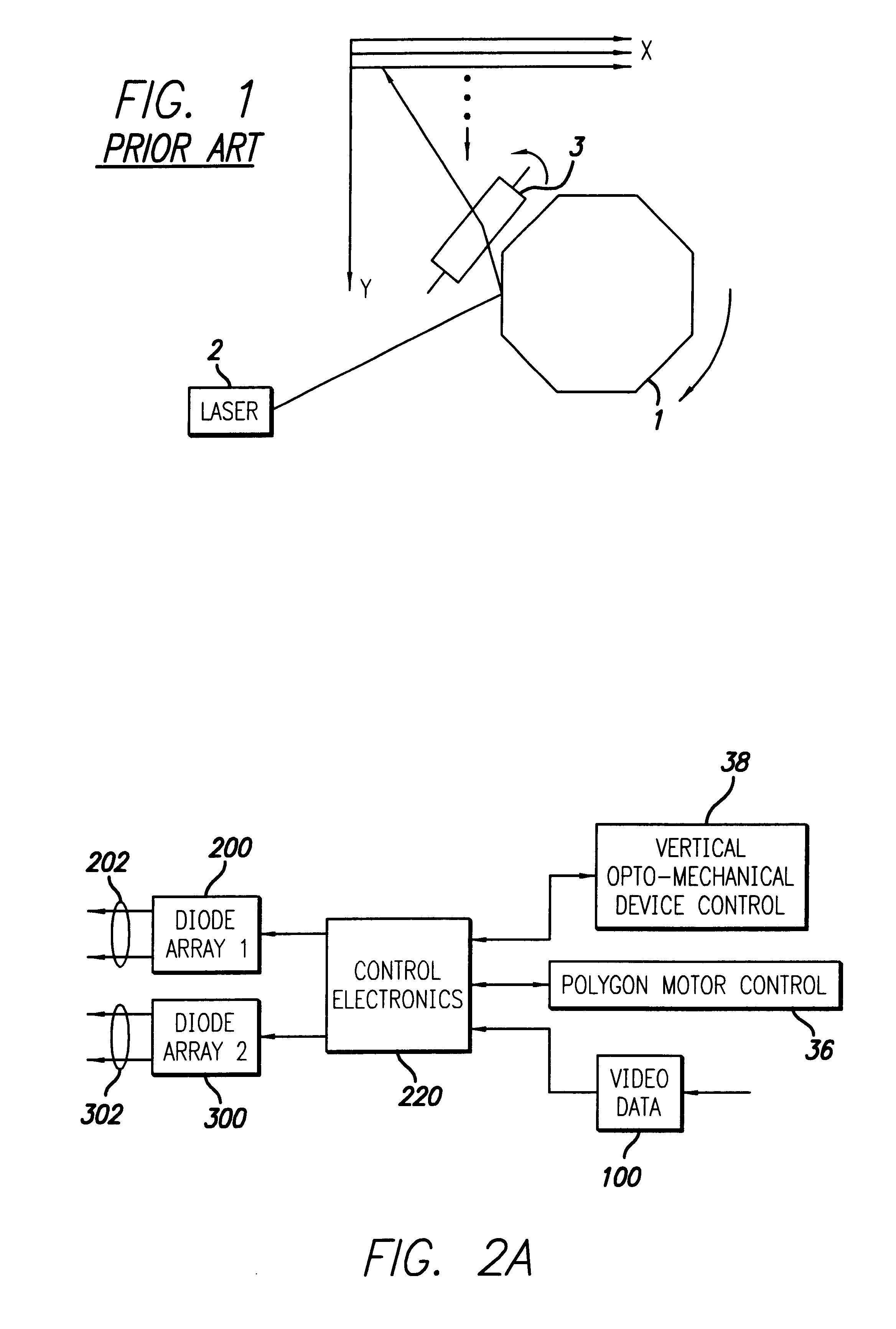 Light beam display with interlaced light beam scanning