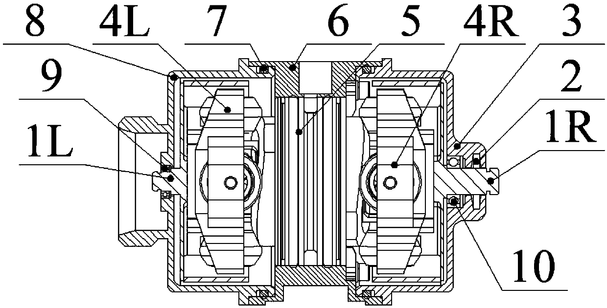 Roller type force balancing unit pump